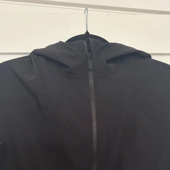 Black Hooded lululemon Zip Jacket - Picture 3 of 4